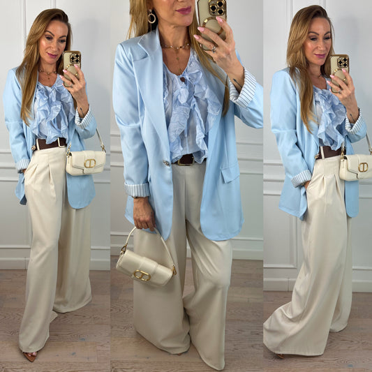 Marynarka OVERSIZE CORALINE / NIEBIESKA