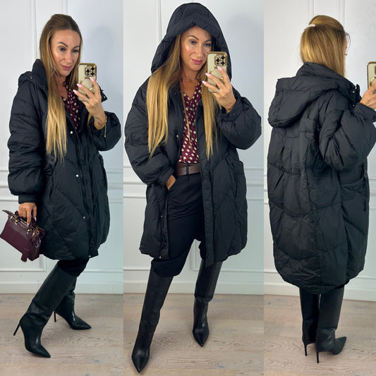 Kurtka puchowa LISA / CZARNA