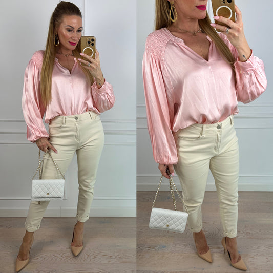 Bluzka z wiskozy ARIA / PEACH