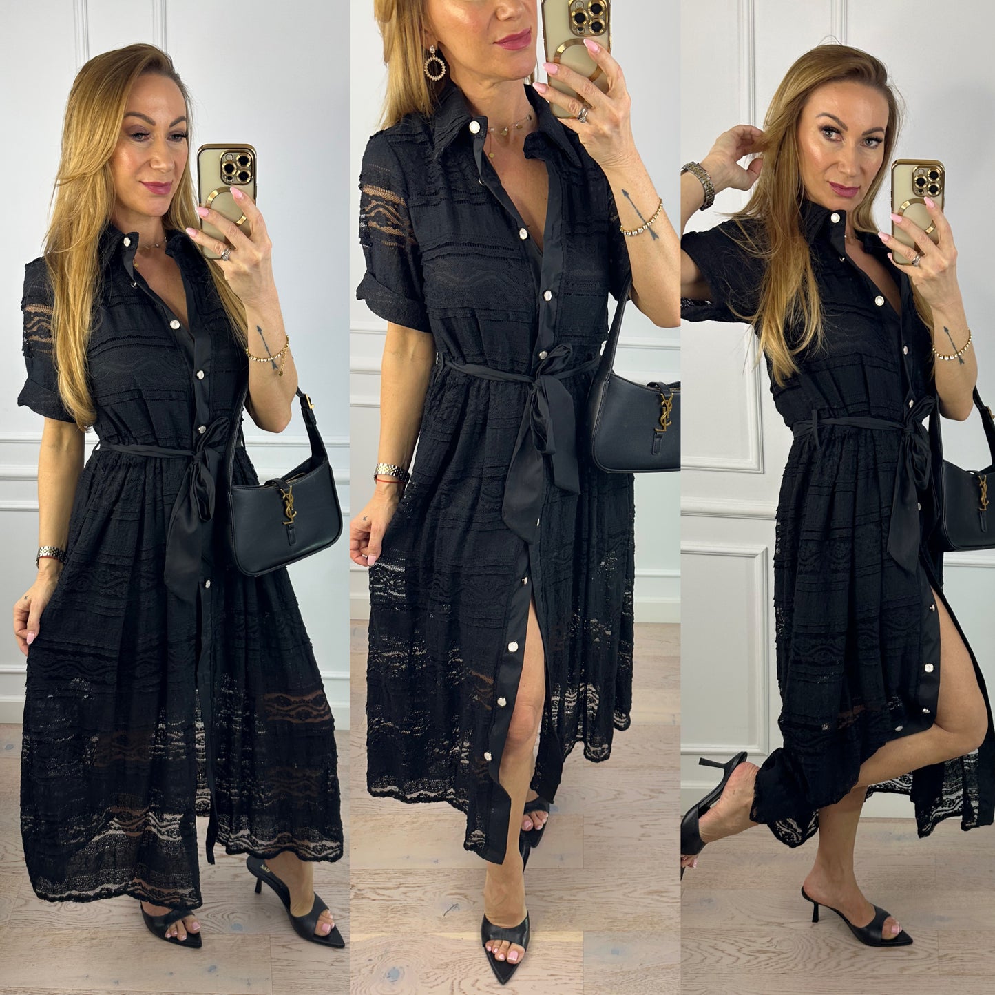 Sukienka MADELIENE / CZARNA