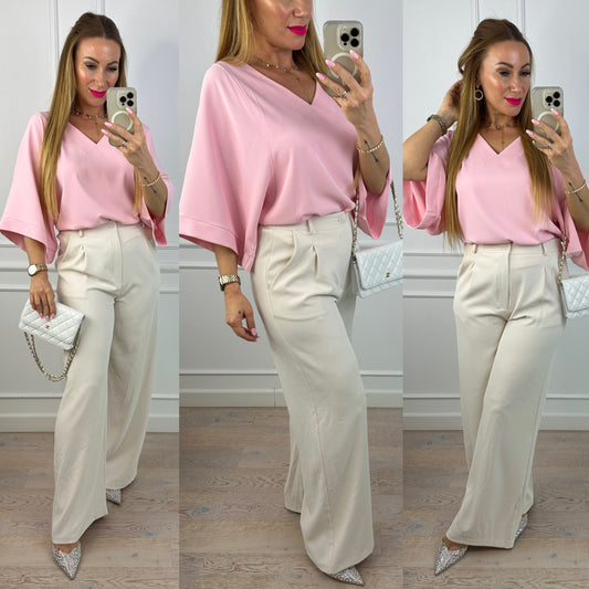 Bluzka AGATHE / JASNY RÓŻ