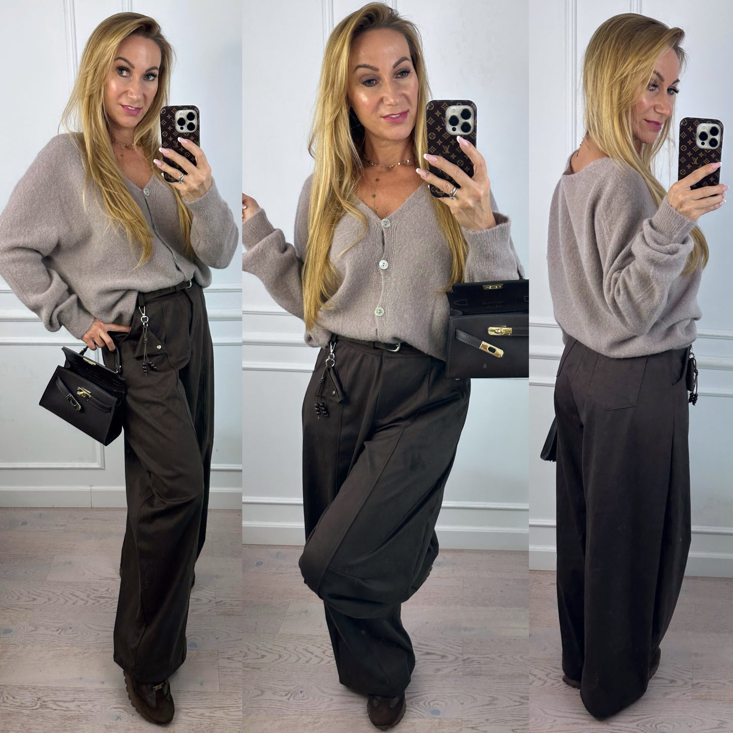 Sweter z alpaką JUSTINE / FANGO