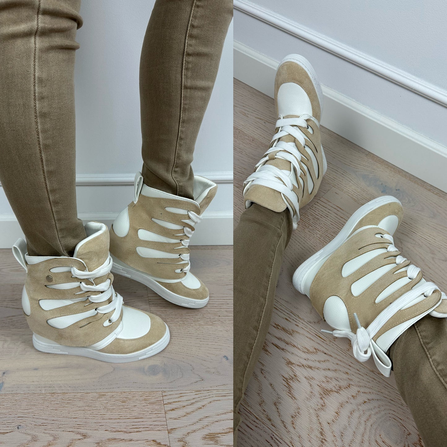 Sneakersy CHIC / BEIGE