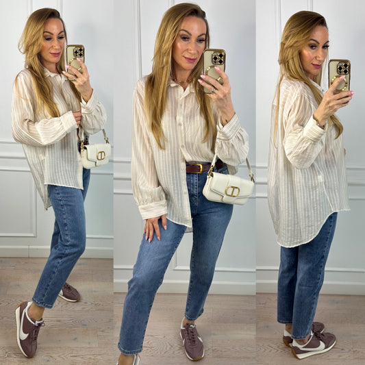Koszula FEDERICA / BEŻOWA