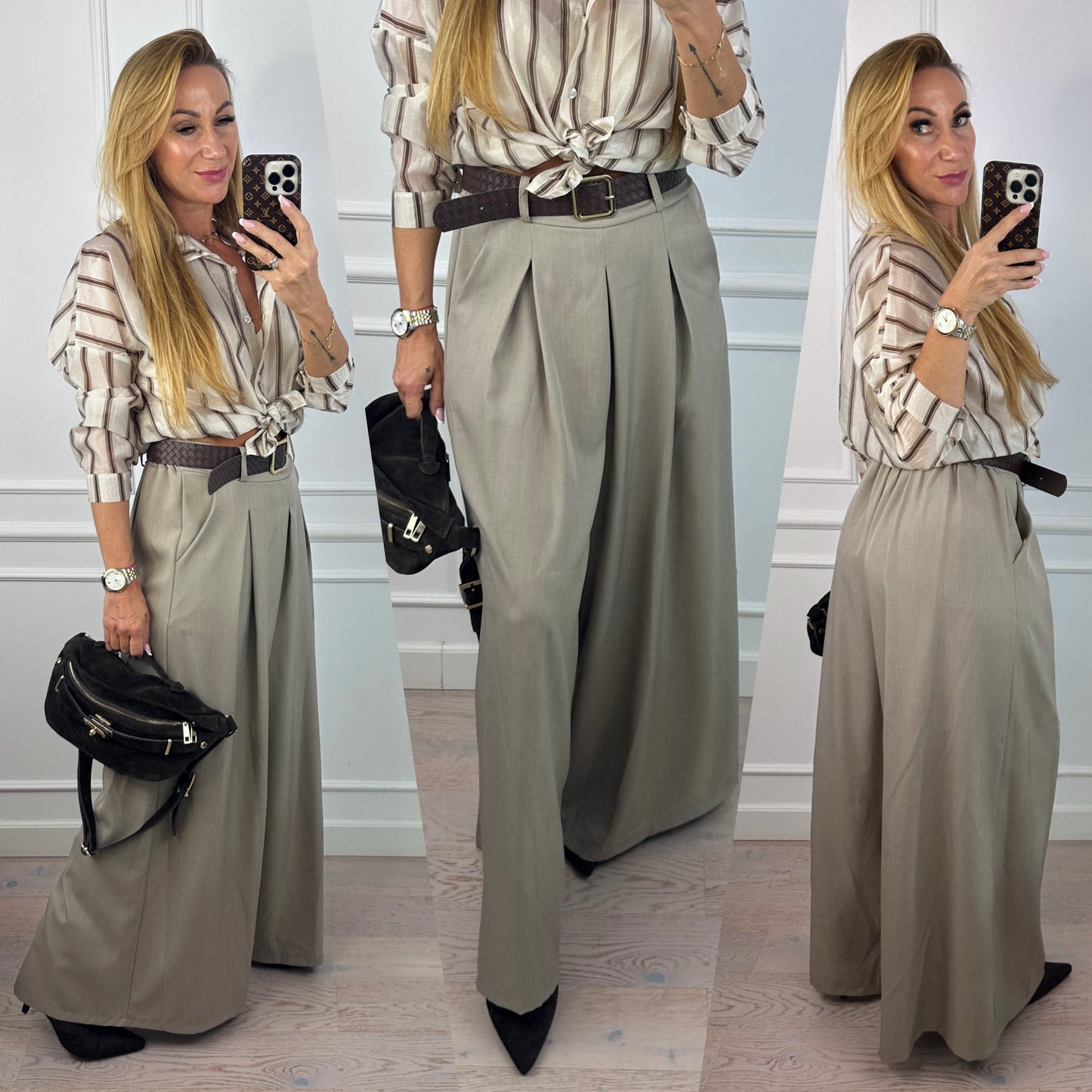 Spodnie WIDE LEG HANSON / FANGO
