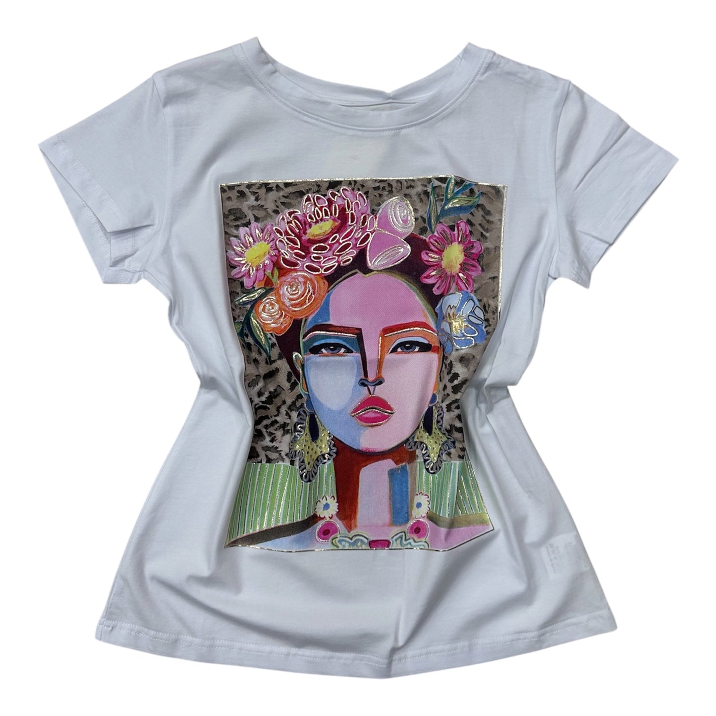 Bawełniany T-shirt FIA 21 / BIAŁY