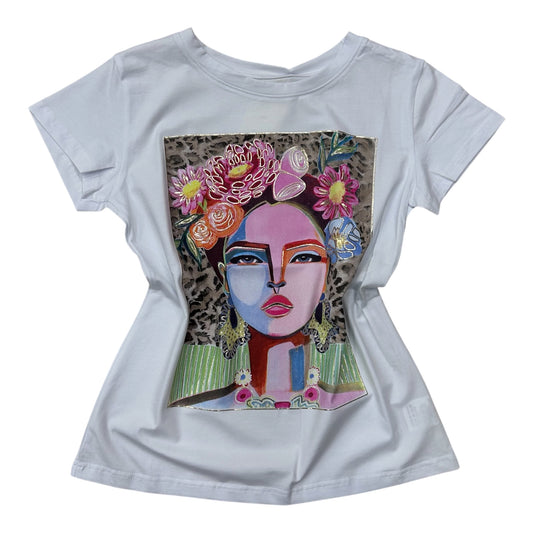Bawełniany T-shirt FIA 21 / BIAŁY
