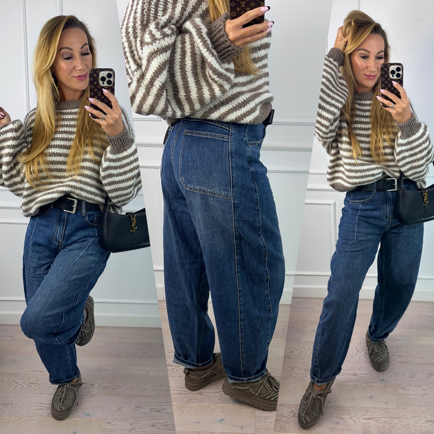 Jeansy BANANA FIT TOMMY / GRANATOWE