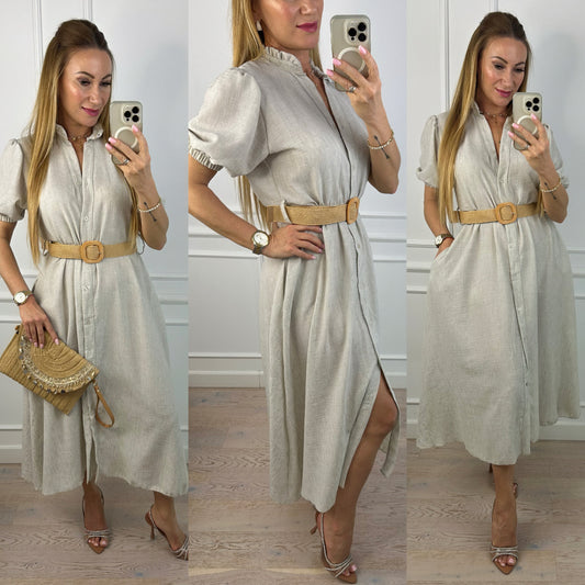 Sukienka SARINA / BEŻOWA