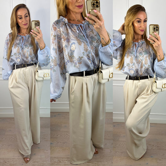 Bluzka FLORENTINE / NIEBIESKA