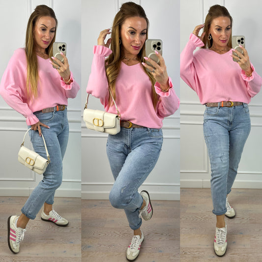 Sweter AVANI / RÓŻOWY