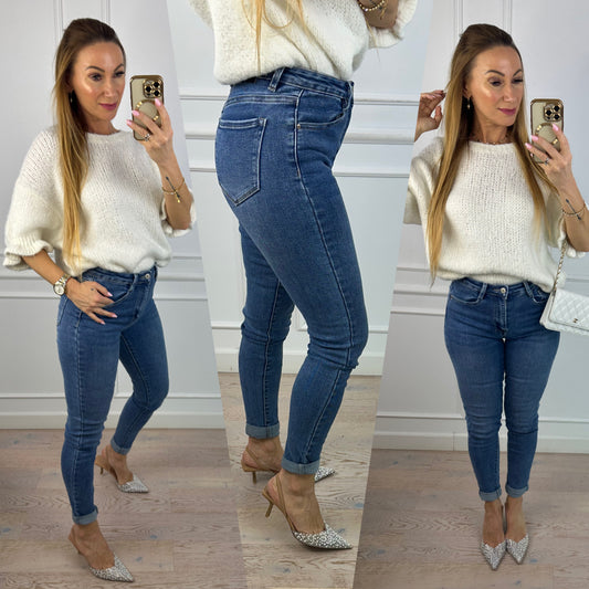 Jeansy SKINNY FIT EVANS / NIEBIESKIE