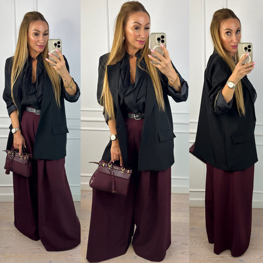 Marynarka OVERSIZE MALVINA / CZARNA