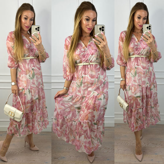 Sukienka AVALYNN / RÓŻOWA