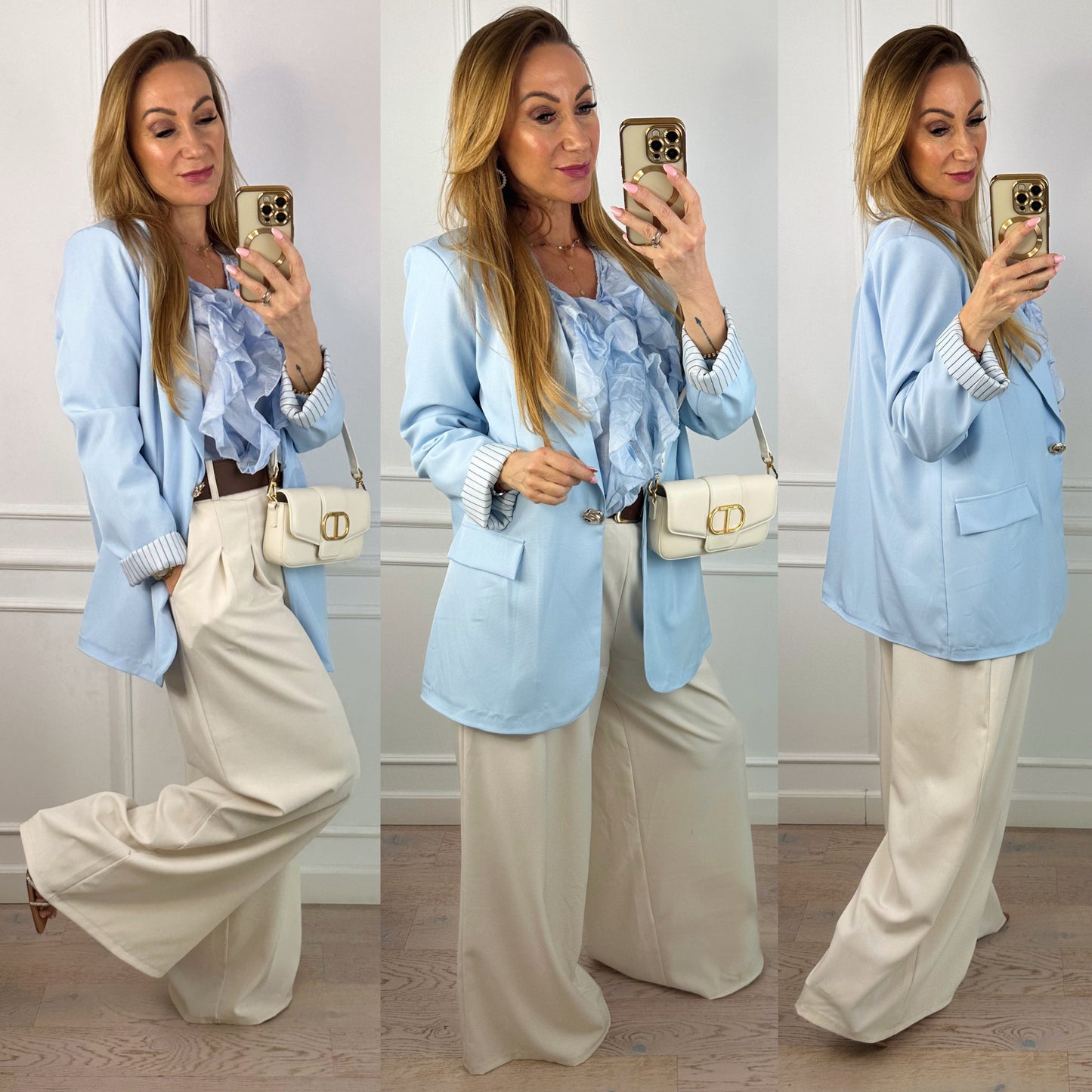Marynarka OVERSIZE CORALINE / NIEBIESKA