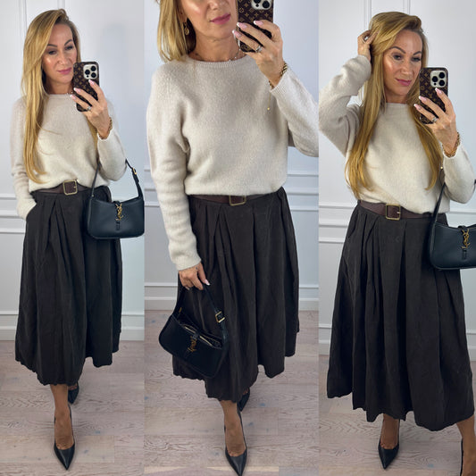 Sweter z alpaką FRANCES / JASNOBEŻOWY