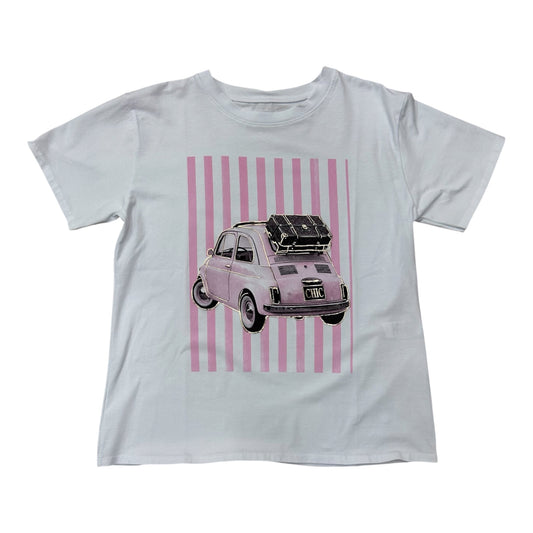 Bawełniany T-shirt FIN 10 / BIAŁY