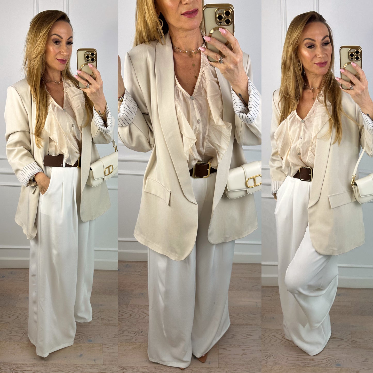 Marynarka OVERSIZE ROSA / BEŻOWA