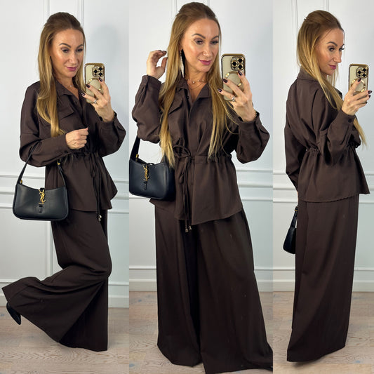 Komplet MUND / CZEKOLADOWY