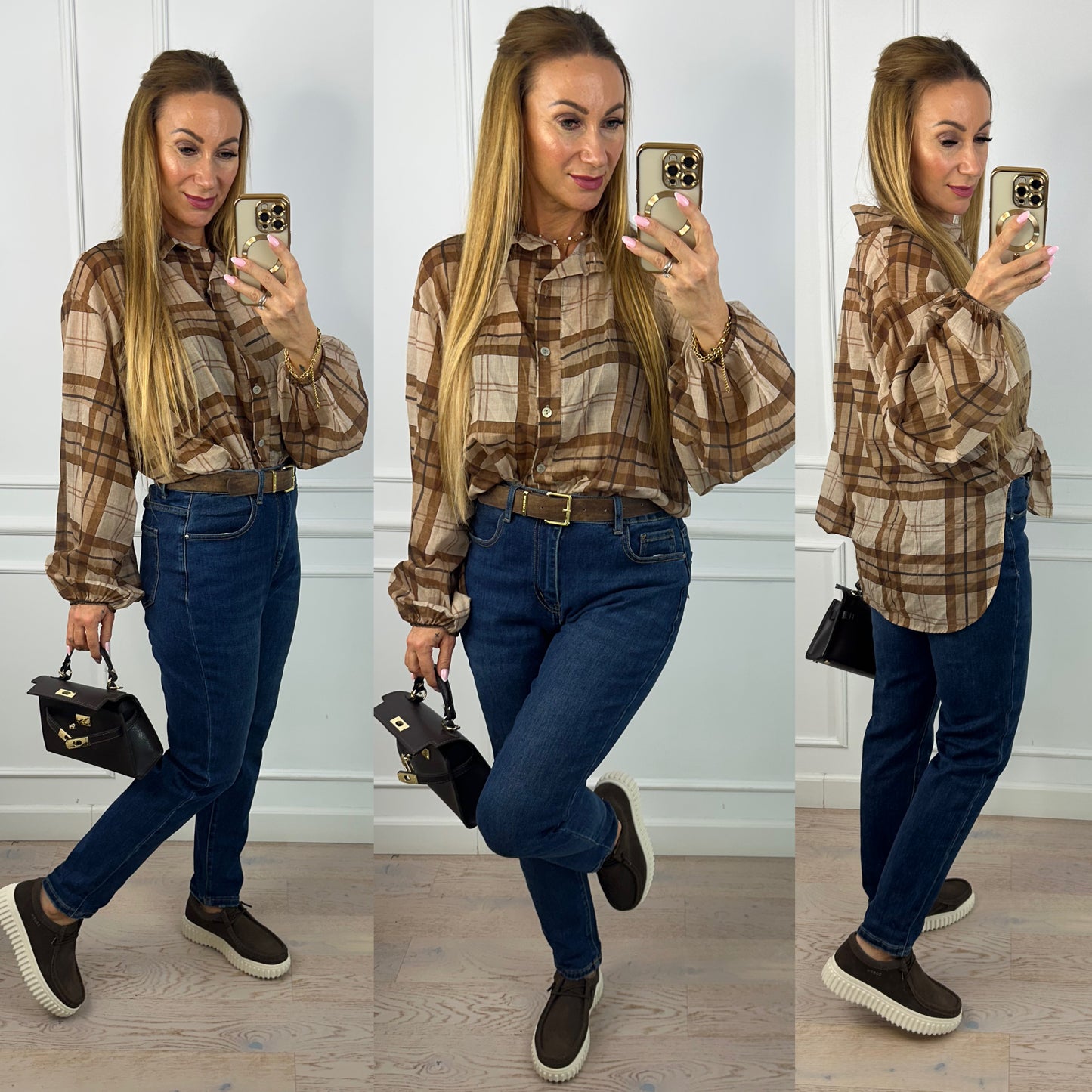 Bawełniana koszula GLORIA / CAMEL