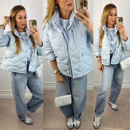 Kurtka puchowa DALBY / NIEBIESKA