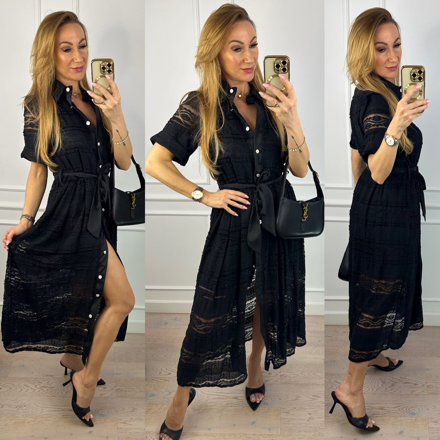 Sukienka MADELIENE / CZARNA