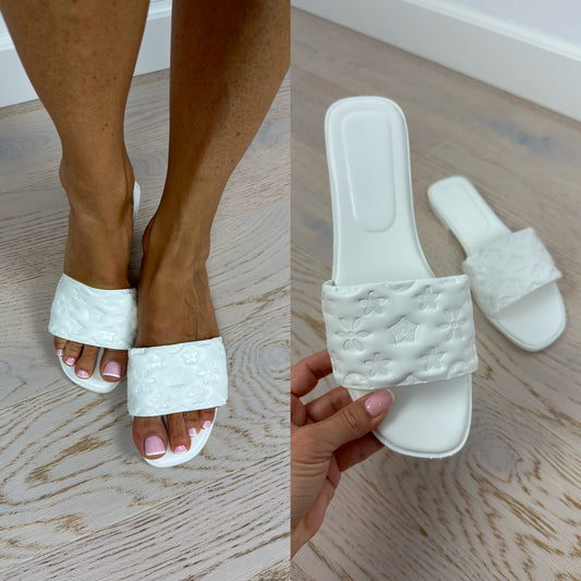 Klapki VOYA / WHITE