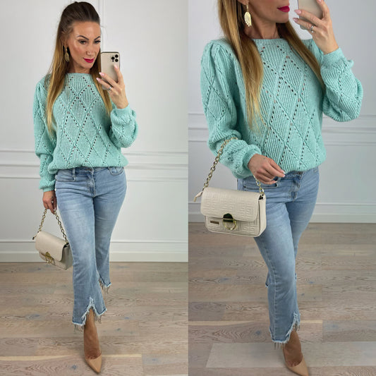 Sweter TONIA / TURQUOISE