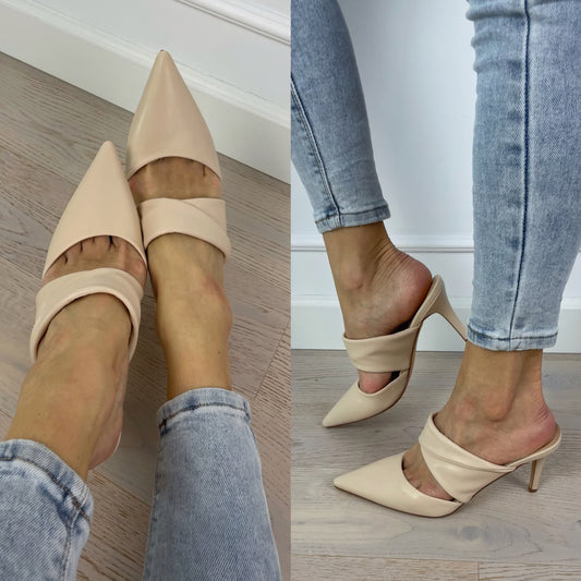 Klapki HEVILLIN / BEIGE