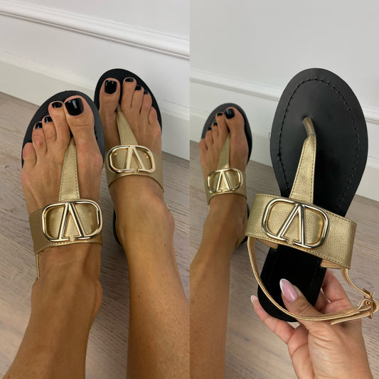 Sandały / japonki VALEMA / GOLD